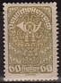 Austria 1919 Post Horn 60 H Crema Scott 216. Austria 216. Subida por susofe